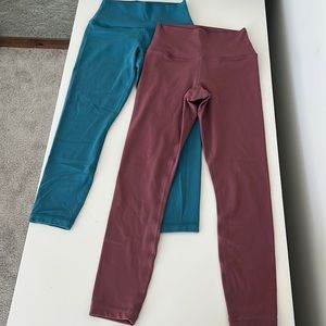 TWO Athleta transcend 7/8 leggings